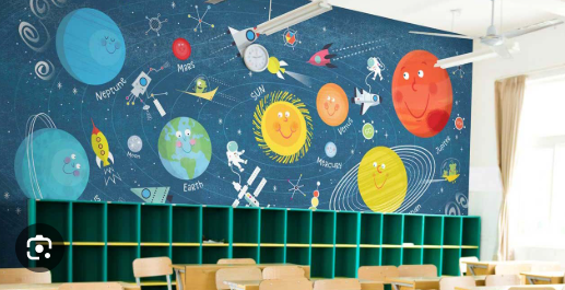 Wall mural example